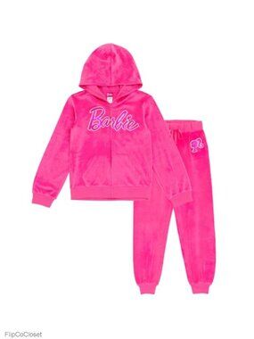 Officially Licensed Velour Zip Up Hoodie & Jogger Pants Tracksuit Set